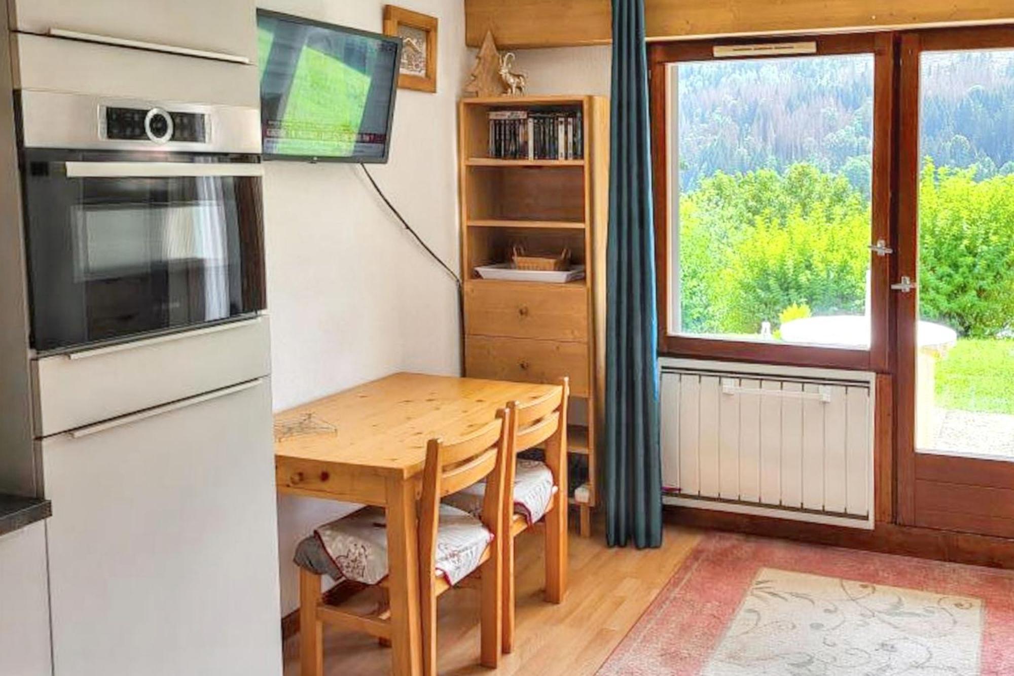 Studio Accueillant A Cordon Vue Mont Blanc 22 M² Parking Inclus Luaran gambar