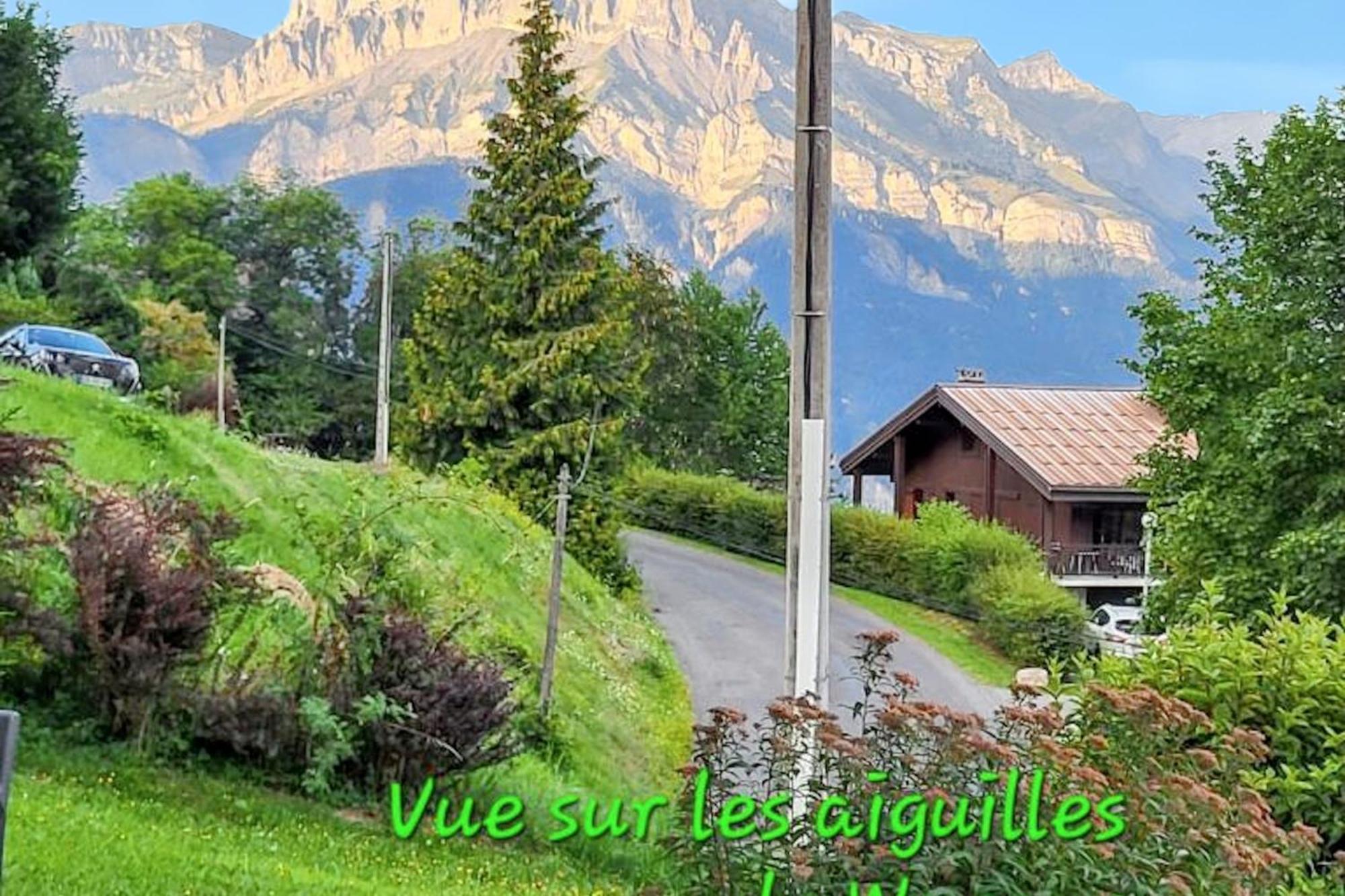 Studio Accueillant A Cordon Vue Mont Blanc 22 M² Parking Inclus Luaran gambar